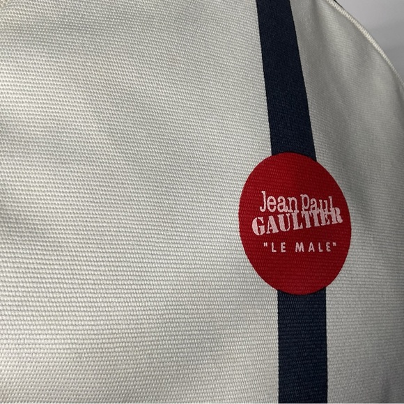 Jean Paul Gaultier Navy and White Travel Bag - Picture 4 of 7